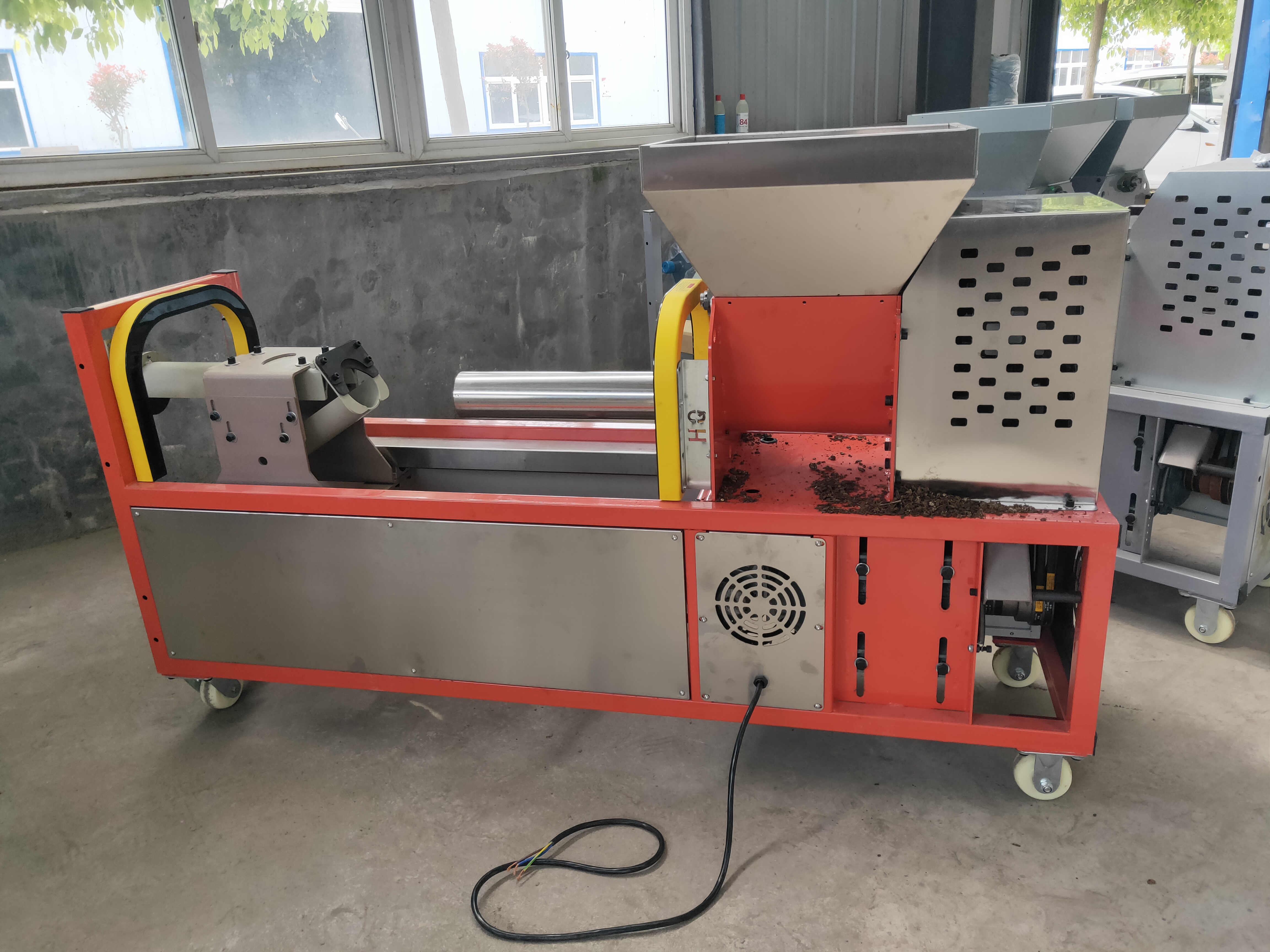 程控回旋装袋机香菇平菇木耳伺服装袋机扎口机不锈钢机身感应光幕