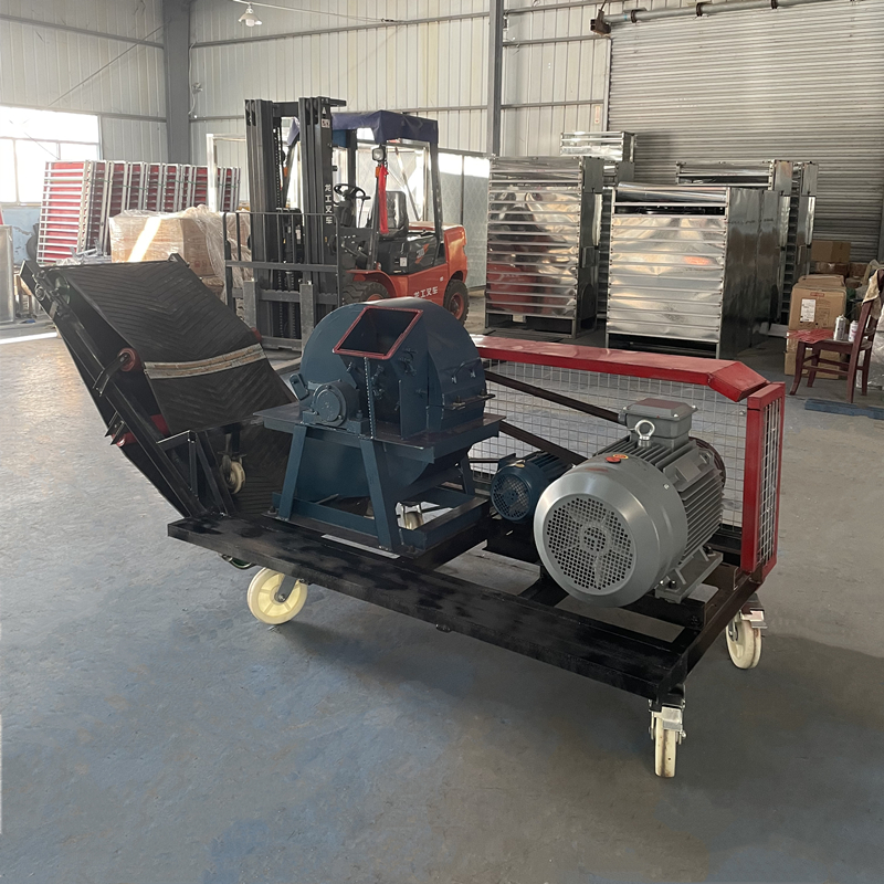 食用菌450型550型菇木粉碎机香菇平菇菌料木材柴油粉碎机设备