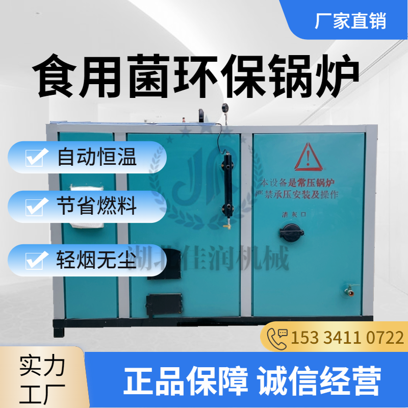 黑木耳羊肚菌袋环保生物质锅炉食用菌香菇平菇菌棒蒸汽锅炉