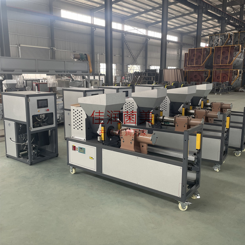  袋栽羊肚菌平菇自动装袋扎口 香菇装袋扎口一体机