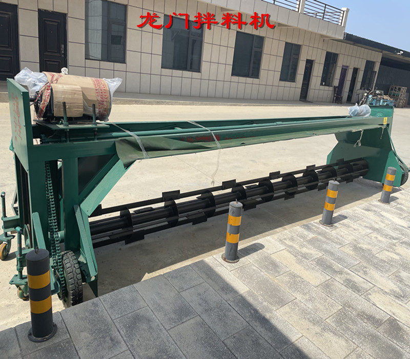 自走式拌料机 香菇料平菇料羊肚菌料龙门式搅拌机食用菌料翻拌